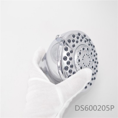 Air-injection rainfall adjustable showerheads anti-clog chrome shower head